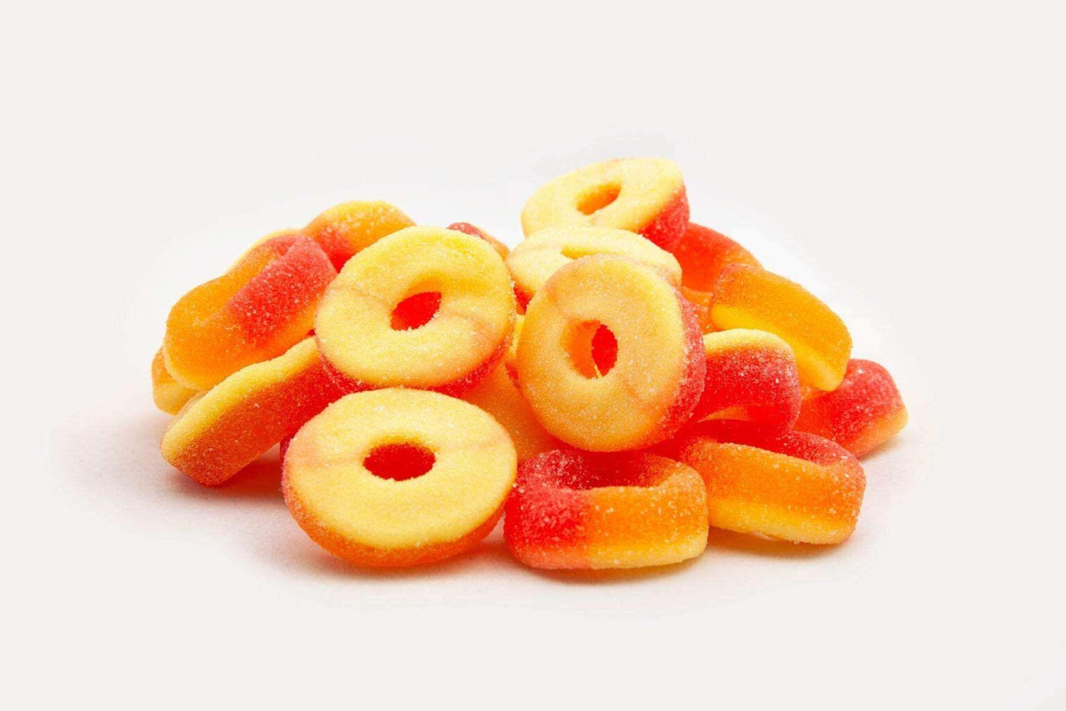 100x 150MG Bulk Peach Rings Pilot Mountain Cannabis