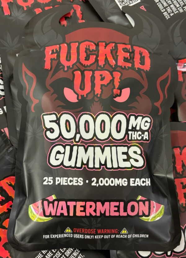 Fucked Up THC-A Gummies - Watermelon