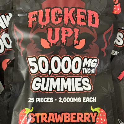 Fucked Up THC-A Gummies - Strawberry