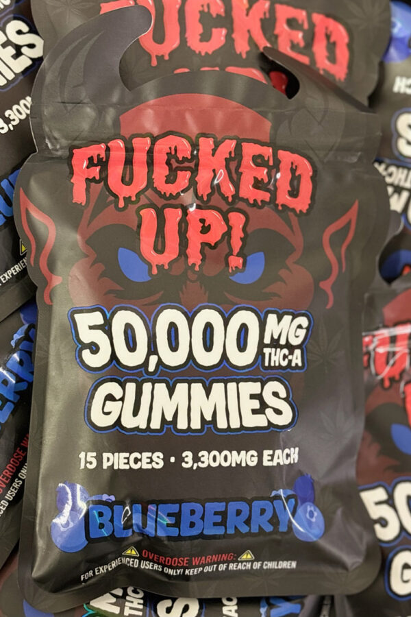 Fucked Up THC-A Gummies - Blueberry