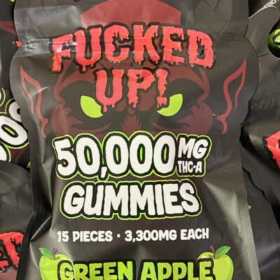 Fucked Up THC-A Gummies - Green Apple