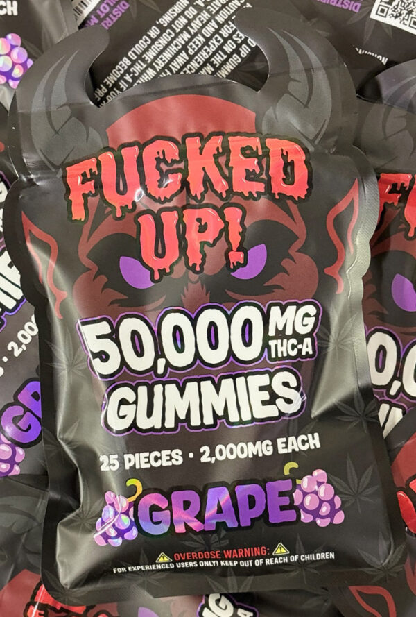 Fucked Up THC-A Gummies - Grape