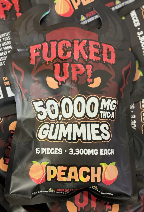 Fucked Up THC-A Gummies - Peach